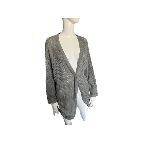 Kimchi Knit Cardigan grey. - Picture 6 of 8